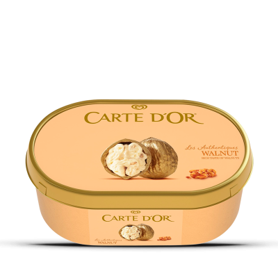 Ice Cream Carte D'Or Walnut 1L