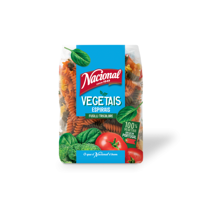 Spirals With Vegetables - Fusilli Tricolore 500gr
