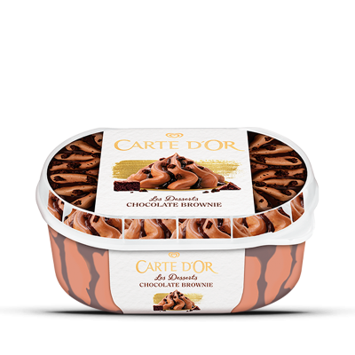 Ice Cream Carte D'Or Art. Chocolate Brownie 900ml